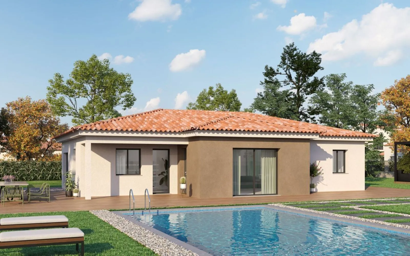 Maison 90 m² avec terrain à MALLEMORT (13) à Mallemort — photo 2