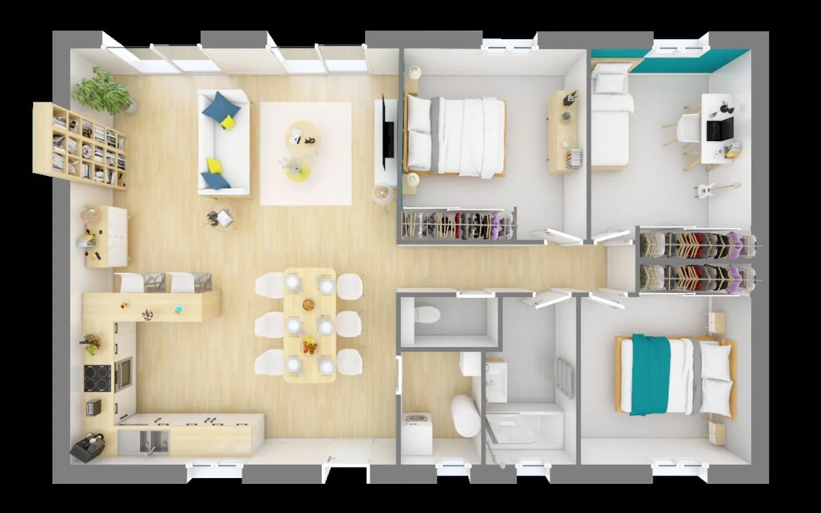 Maison 95 m² avec terrain à GONFARON (83) à Gonfaron — photo 3