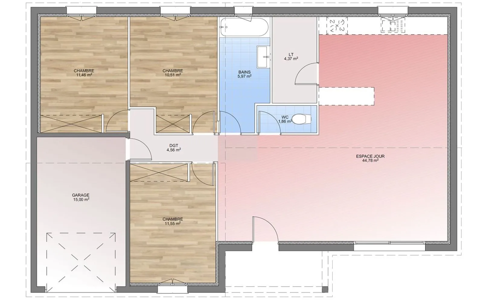 Maison 95 m² avec terrain à ALLEINS (13) à Alleins — photo 4