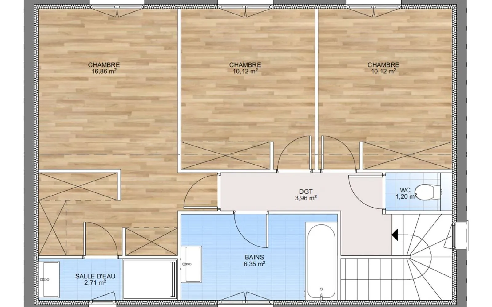 Maison 105 m² avec terrain à LA PENNE-SUR-HUVEAUNE (13) à La Penne-sur-Huveaune — photo 7