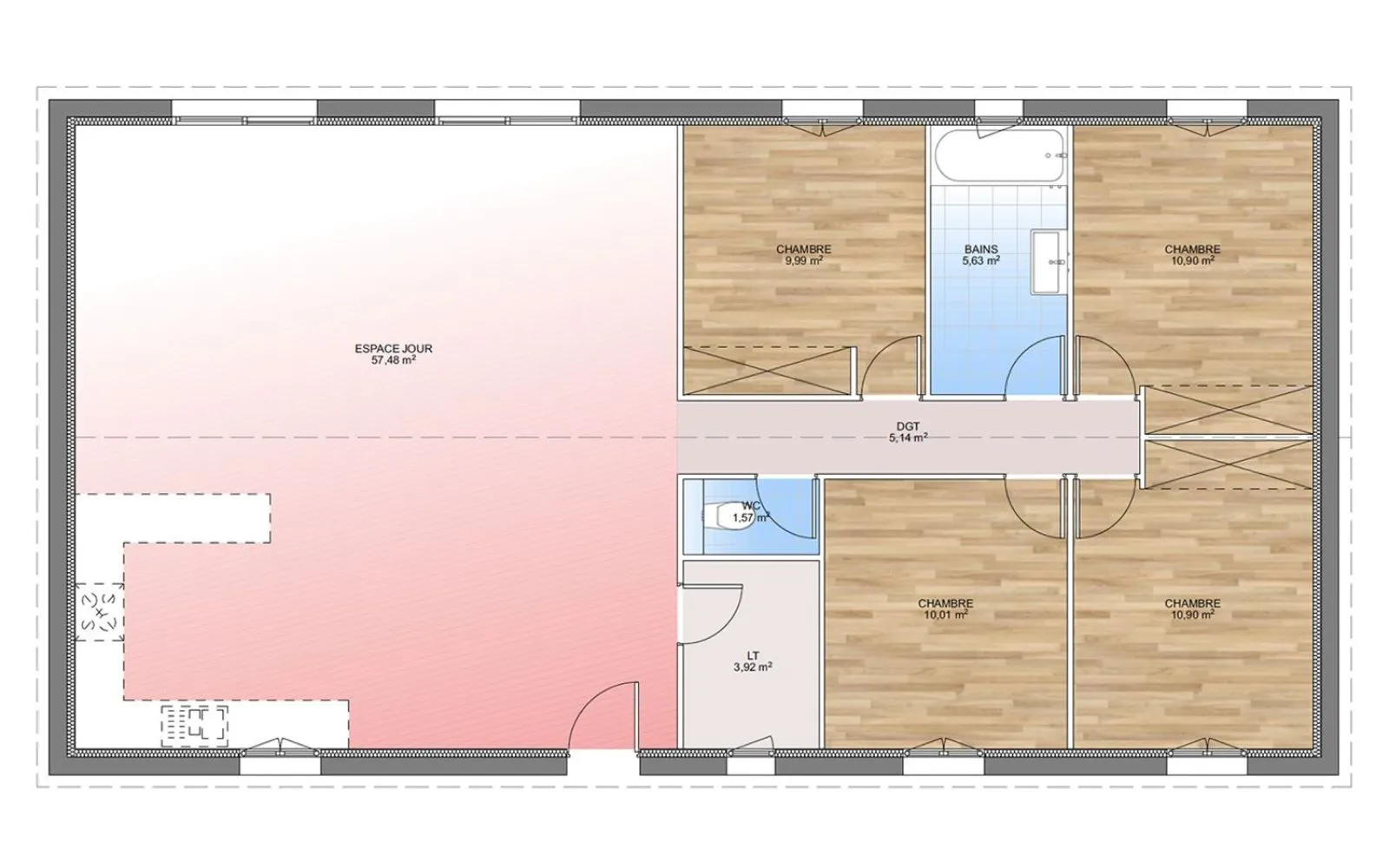 Maison 115 m² avec terrain à AUBAGNE (13) à Aubagne — photo 4