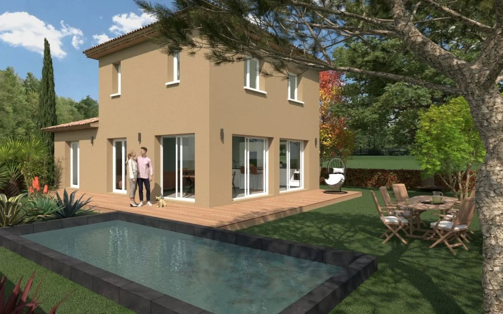 Maison 95 m² avec terrain à ROQUEBRUNE-SUR-ARGENS (83) à Roquebrune-sur-Argens — photo 1