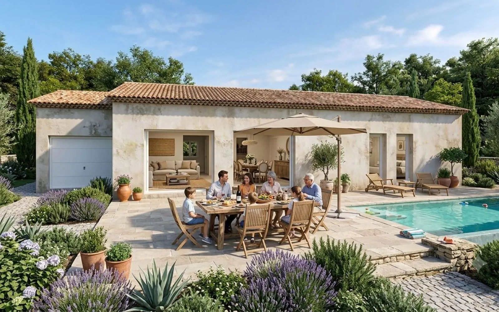 Maison 95 m² avec terrain à GAREOULT (83) à Garéoult — photo 1