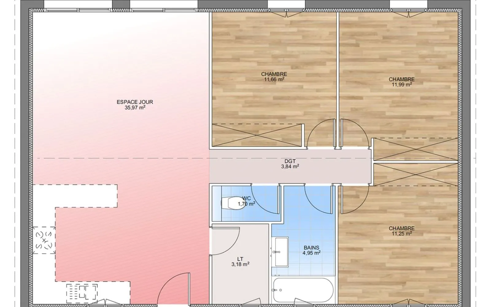 Maison 85 m² avec terrain à SALON-DE-PROVENCE (13) à Salon-de-Provence — photo 4