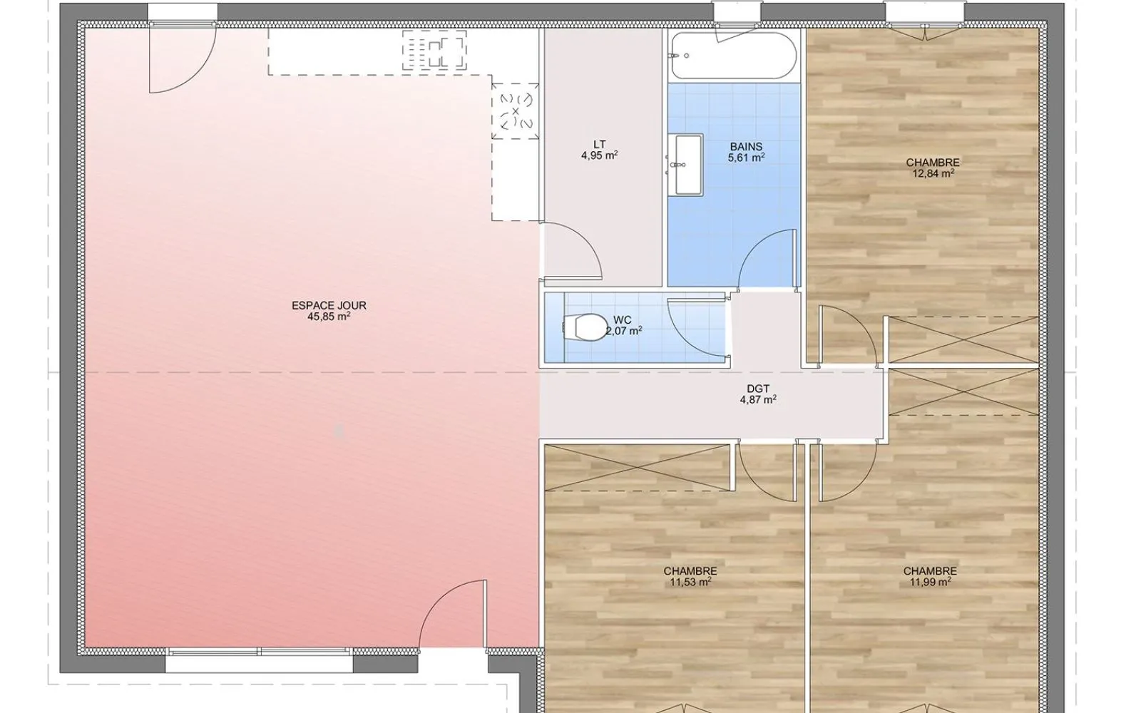 Maison 99 m² avec terrain à CARNOULES (83) à Carnoules — photo 4