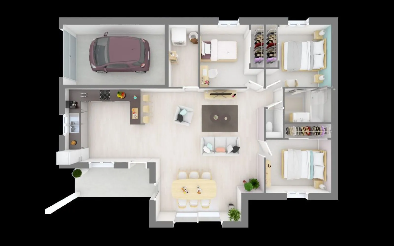 Maison 90 m² avec terrain à MALLEMORT (13) à Mallemort — photo 3
