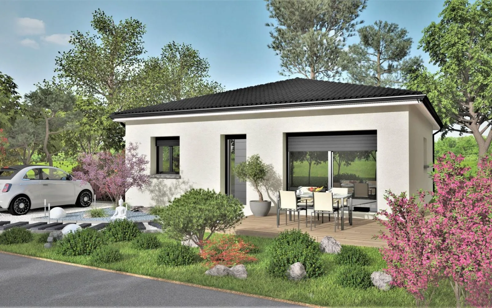 Projet de construction d'une maison 70 m² avec terrain à SAINT-ETIENNE-DE-TULMONT (82) au prix de 177750€. à Saint-Étienne-de-Tulmont — photo 2