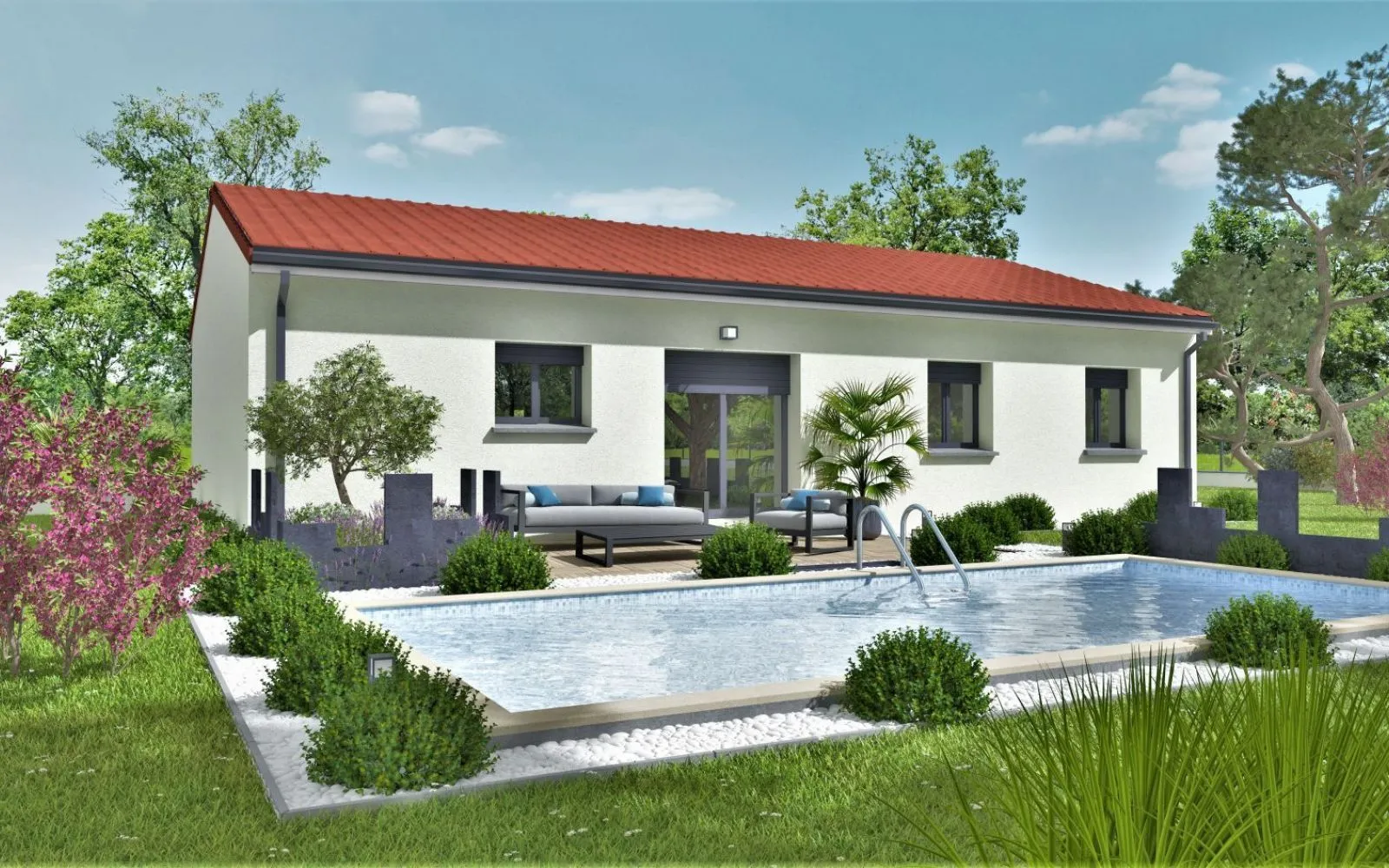 Projet de construction d'une maison 93 m² avec terrain à SAINT-ETIENNE-DE-TULMONT (82) au prix de 203750€. à Saint-Étienne-de-Tulmont — photo 2