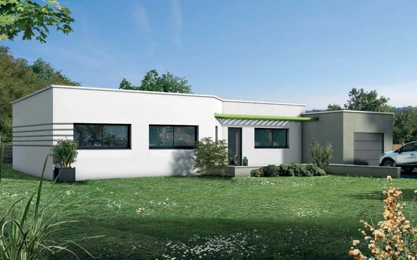 Projet de construction d'une maison 99 m² avec terrain à CORRONSAC (31) au prix de 384800€. à Corronsac — photo 1
