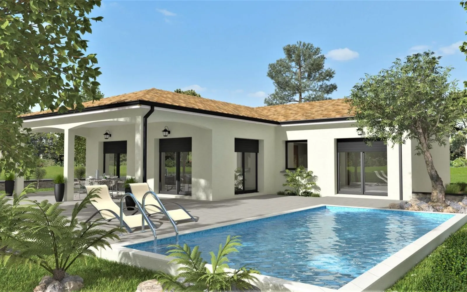 Projet de construction d'une maison 95 m² avec terrain à DIEUPENTALE (82) au prix de 232350€. à Dieupentale — photo 2