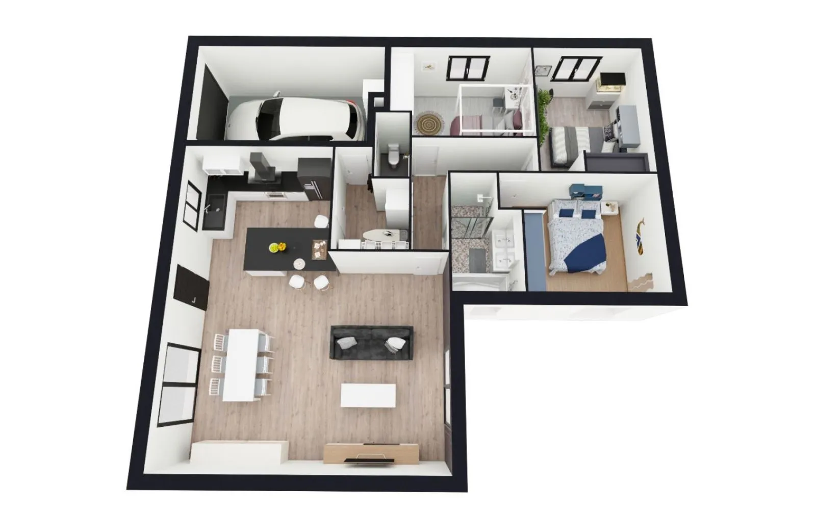 Projet de construction d'une maison 95 m² avec terrain à DIEUPENTALE (82) au prix de 232350€. à Dieupentale — photo 12