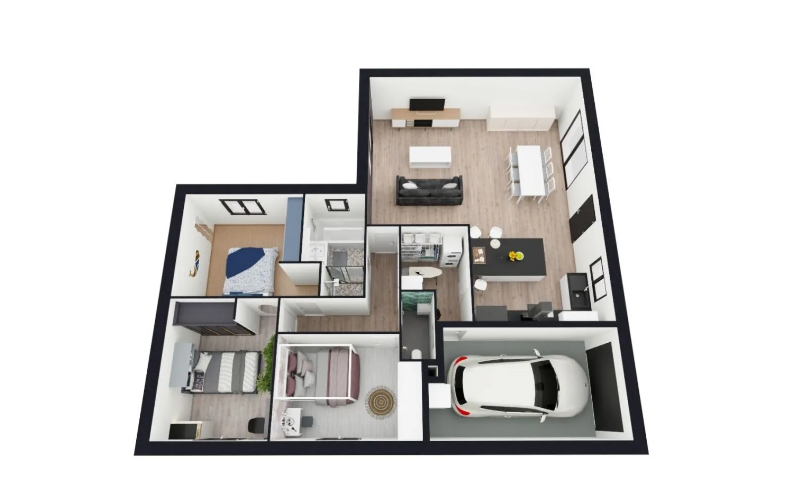 Projet de construction d'une maison 95 m² avec terrain à DIEUPENTALE (82) au prix de 232350€. à Dieupentale — photo 14