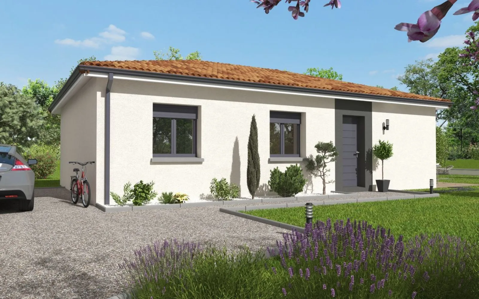 Projet de construction d'une maison 73 m² avec terrain à MOISSAC (82) au prix de 306300€. à Moissac — photo 1