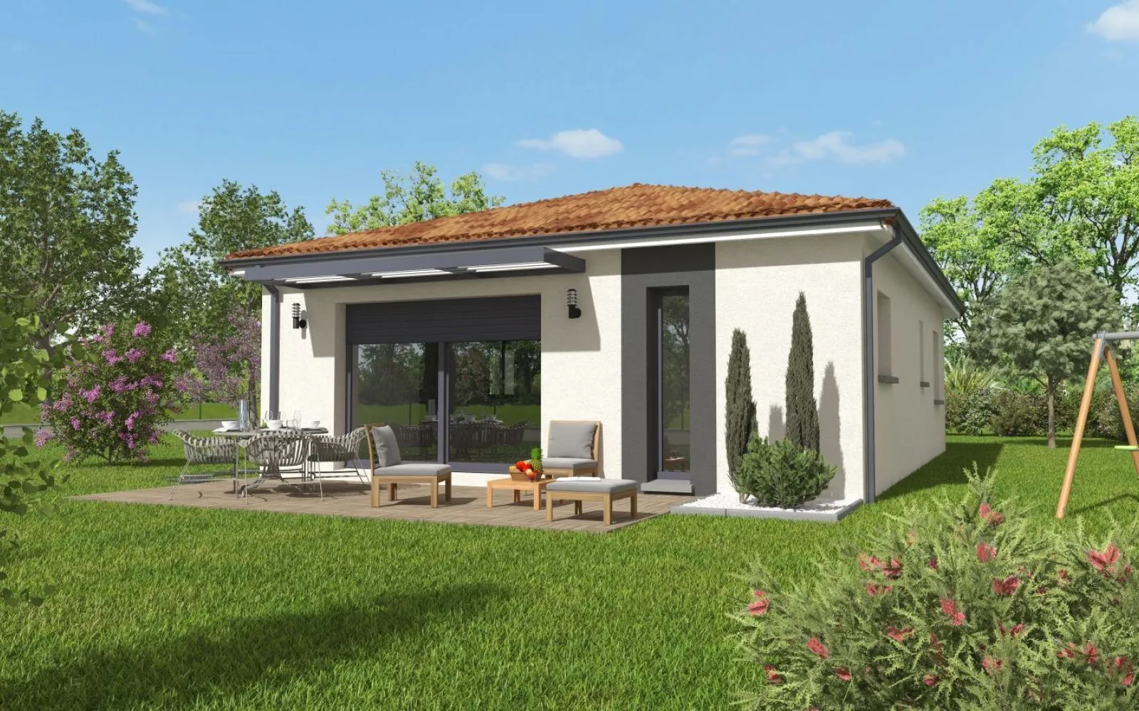 Projet de construction d'une maison 73 m² avec terrain à MOISSAC (82) au prix de 306300€. à Moissac — photo 2
