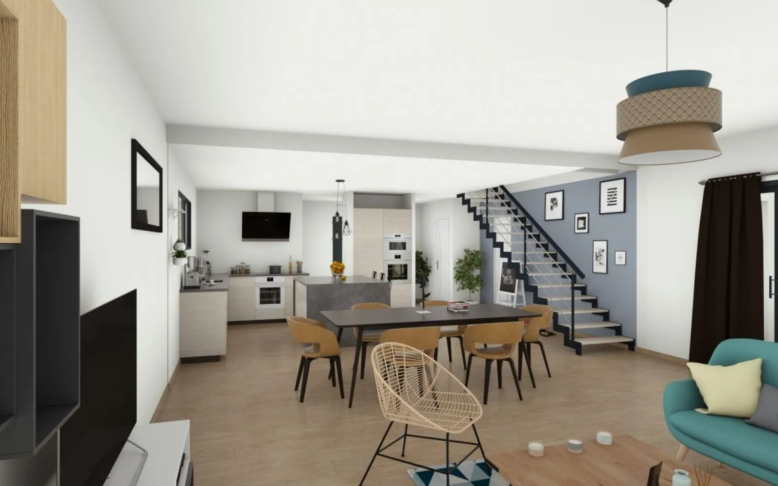 Projet de construction d'une maison 106 m² avec terrain à LAUZERTE (82) au prix de 217349€. à Lauzerte — photo 3