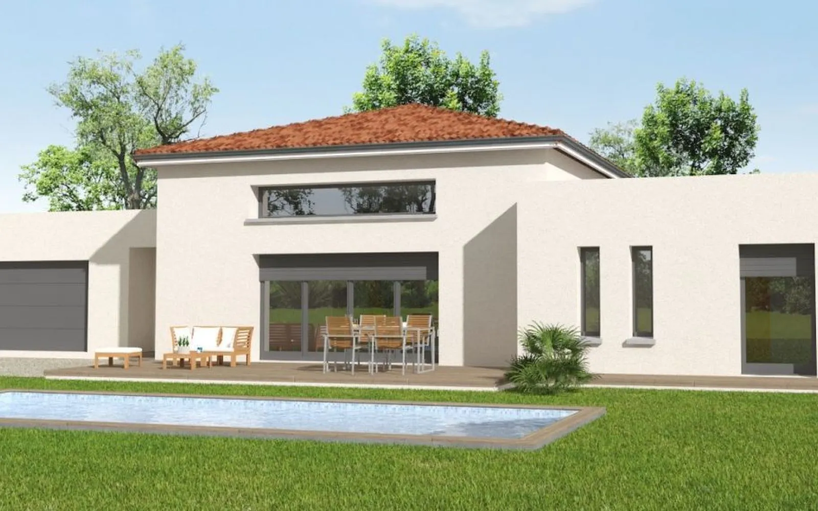 Projet de construction d'une maison 132 m² avec terrain à BEAUMONT-DE-LOMAGNE (82) au prix de 484610€. à Beaumont-de-Lomagne — photo 2