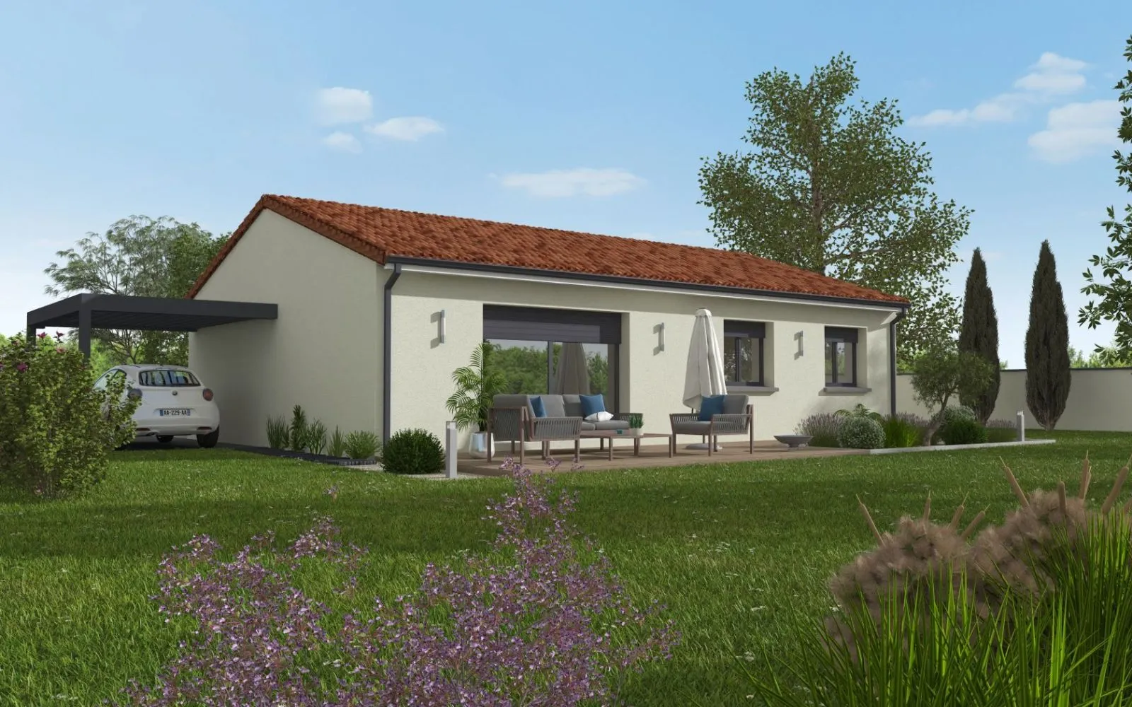 Projet de construction d'une maison 92 m² avec terrain à NEGREPELISSE (82) au prix de 174400€. à Nègrepelisse — photo 2