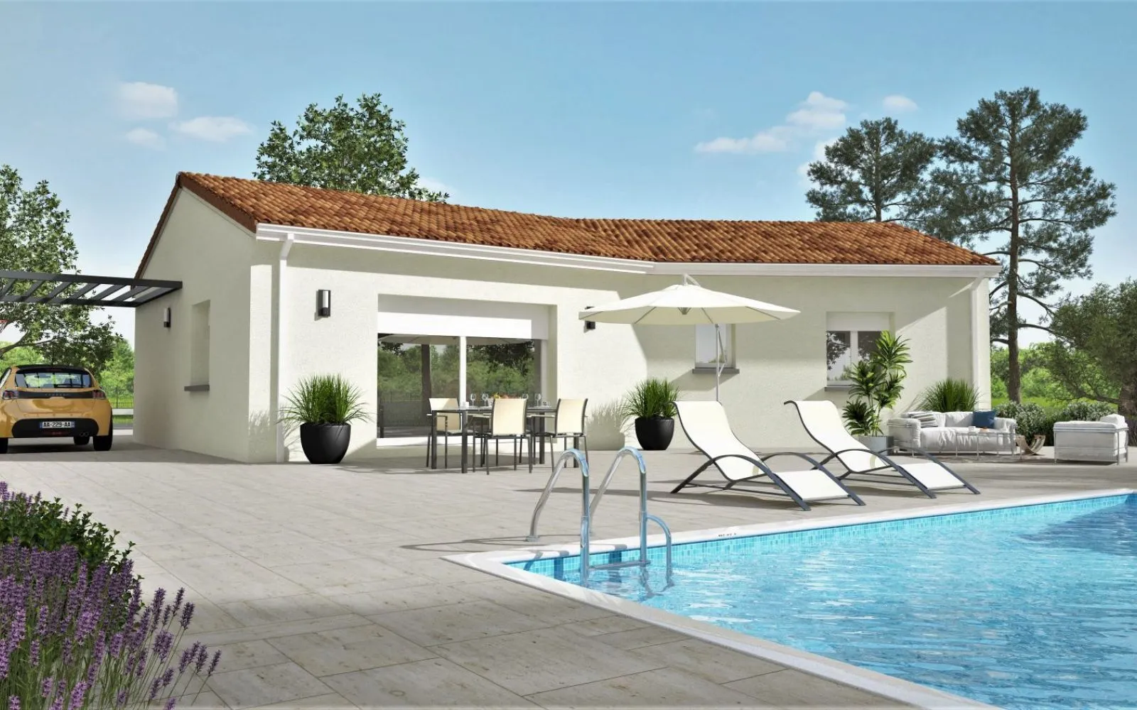 Projet de construction d'une maison 99 m² avec terrain à MONTAUBAN (82) au prix de 228300€. à Montauban — photo 2