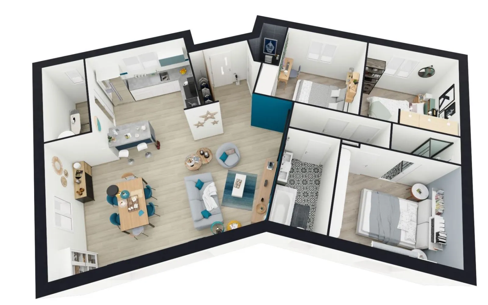 Projet de construction d'une maison 99 m² avec terrain à MONTAUBAN (82) au prix de 228300€. à Montauban — photo 11