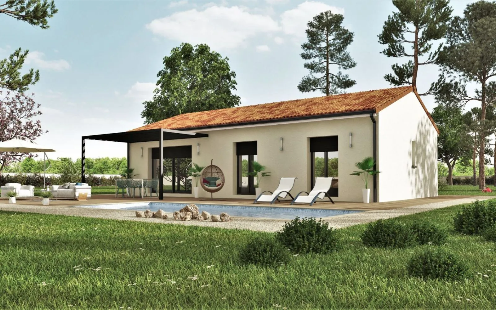 Projet de construction d'une maison 84 m² avec terrain à BRUNIQUEL (82) au prix de 173900€. à Bruniquel — photo 2