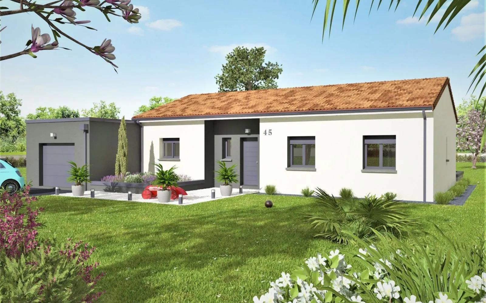 Projet de construction d'une maison 98 m² avec terrain à BARRY-D'ISLEMADE (82) au prix de 222600€. à Barry-d'Islemade — photo 1