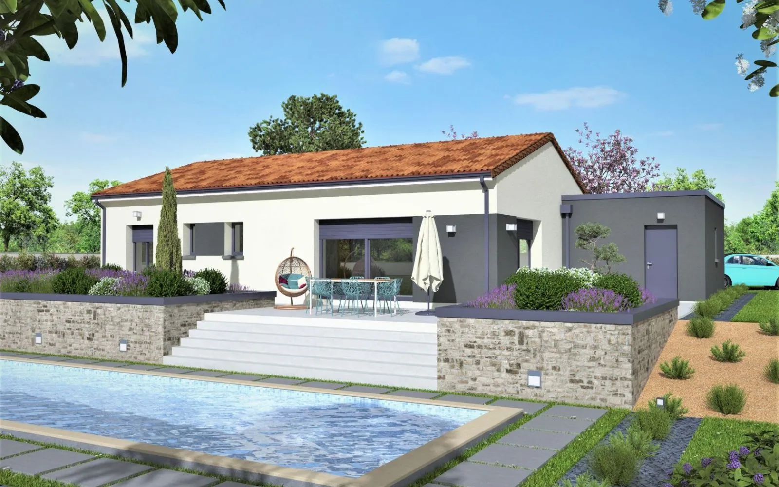 Projet de construction d'une maison 98 m² avec terrain à BARRY-D'ISLEMADE (82) au prix de 222600€. à Barry-d'Islemade — photo 2