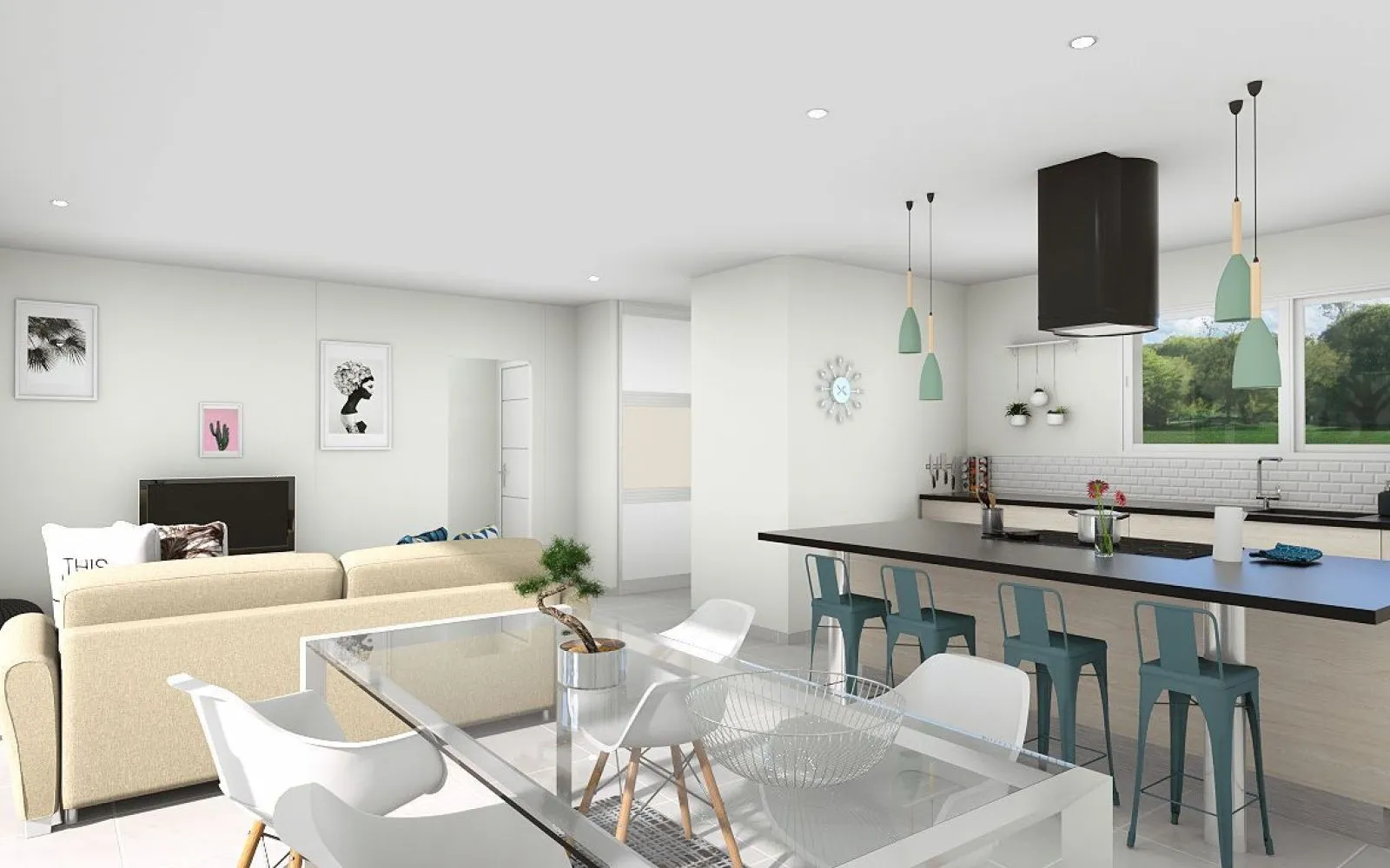 Projet de construction d'une maison 98 m² avec terrain à BARRY-D'ISLEMADE (82) au prix de 222600€. à Barry-d'Islemade — photo 3