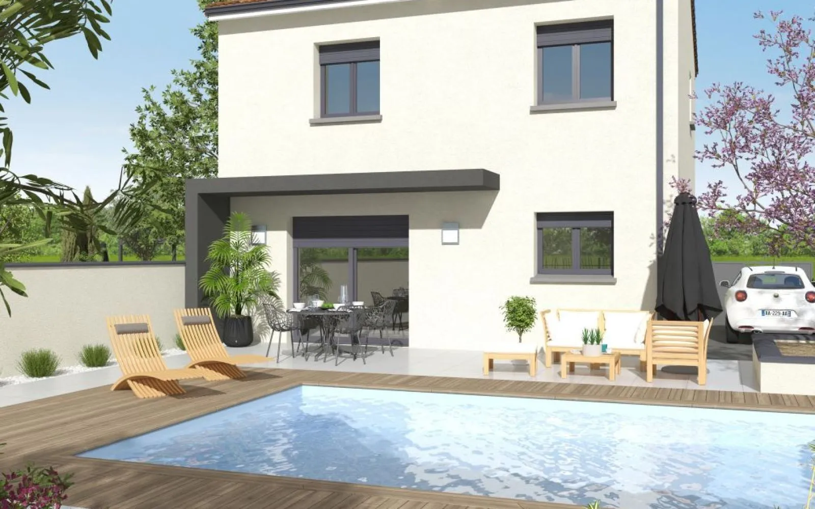 Projet de construction d'une maison 88 m² avec terrain à LAUTREC (81) au prix de 194700€. à Lautrec — photo 2