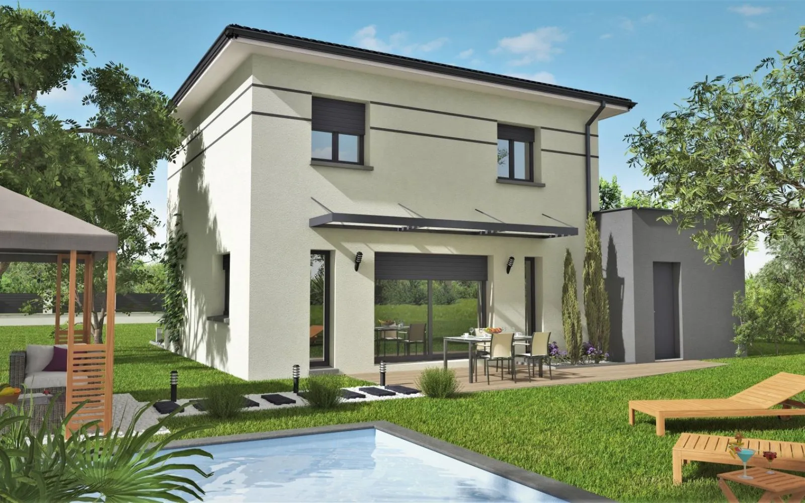 Projet de construction d'une maison 105 m² avec terrain à REYNIES (82) au prix de 206300€. à Reyniès — photo 3