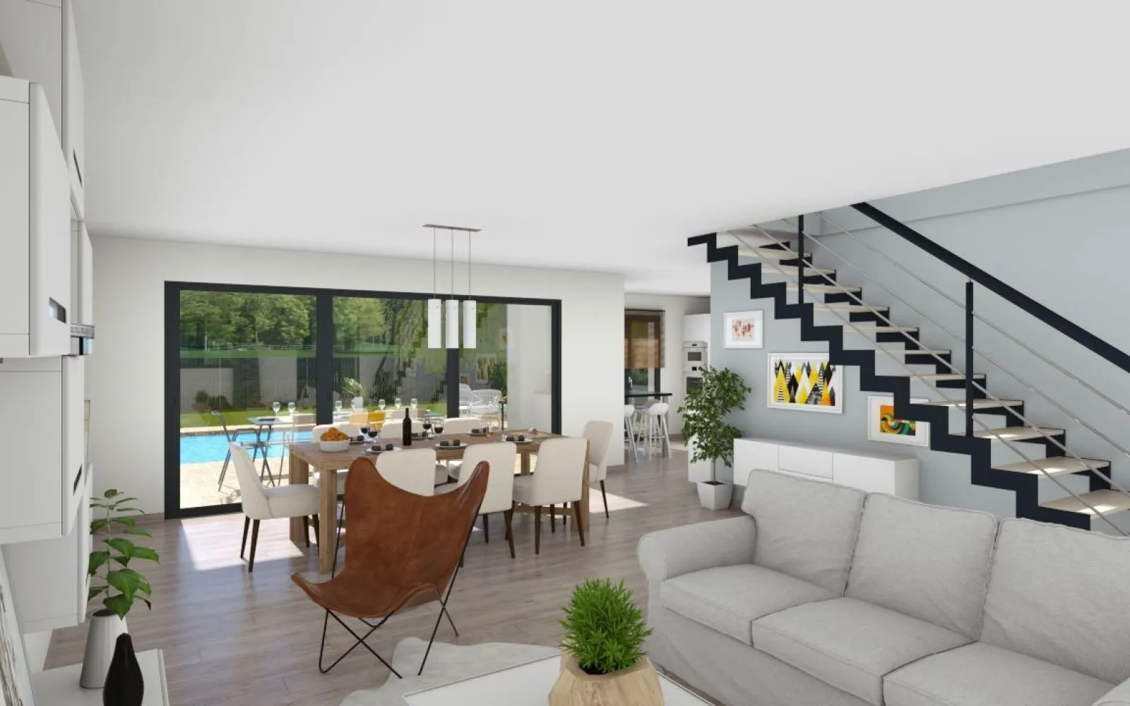 Projet de construction d'une maison 105 m² avec terrain à REYNIES (82) au prix de 206300€. à Reyniès — photo 4