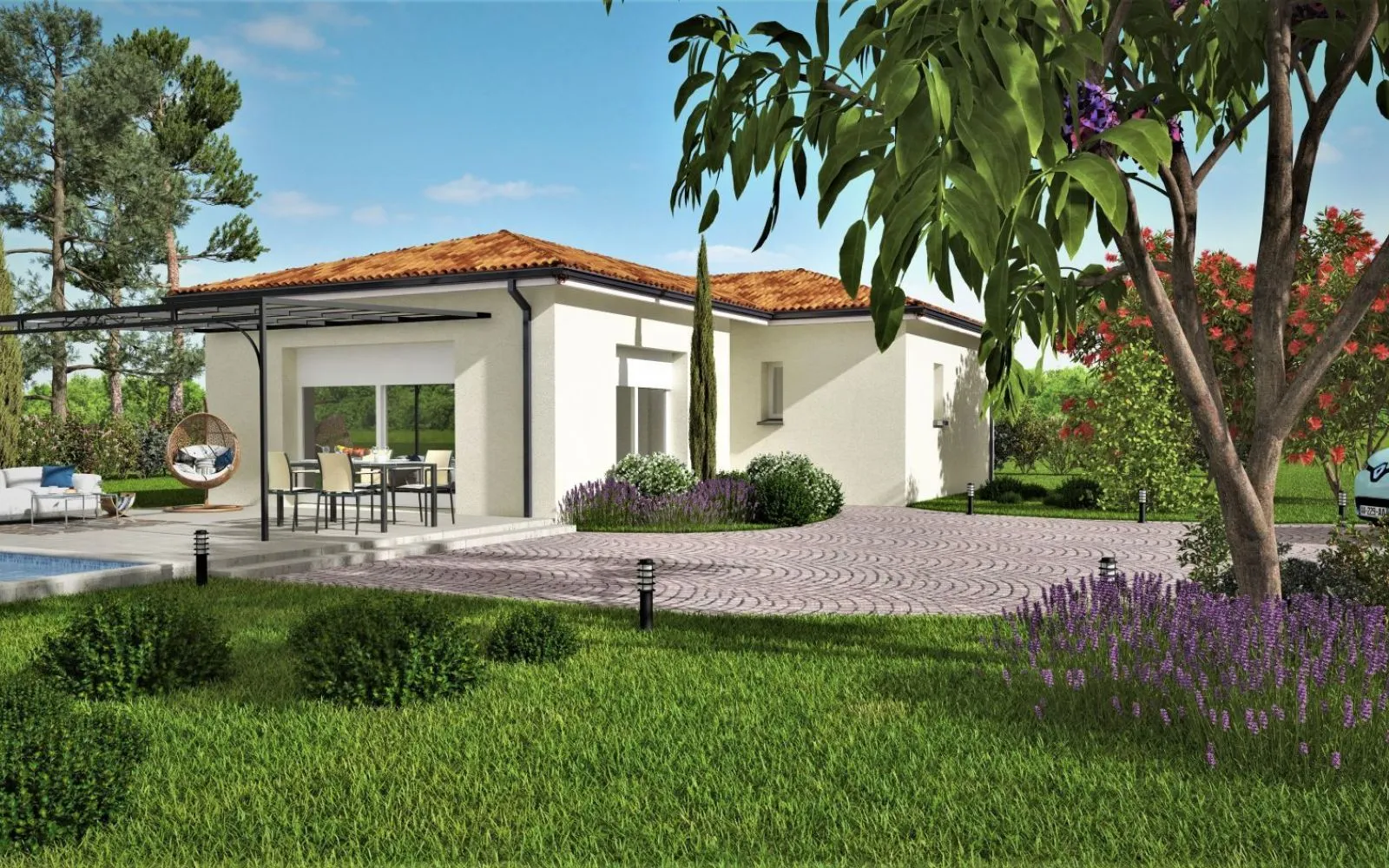 Projet de construction d'une maison 70 m² avec terrain à SAINT-ETIENNE-DE-TULMONT (82) au prix de 180450€. à Saint-Étienne-de-Tulmont — photo 2