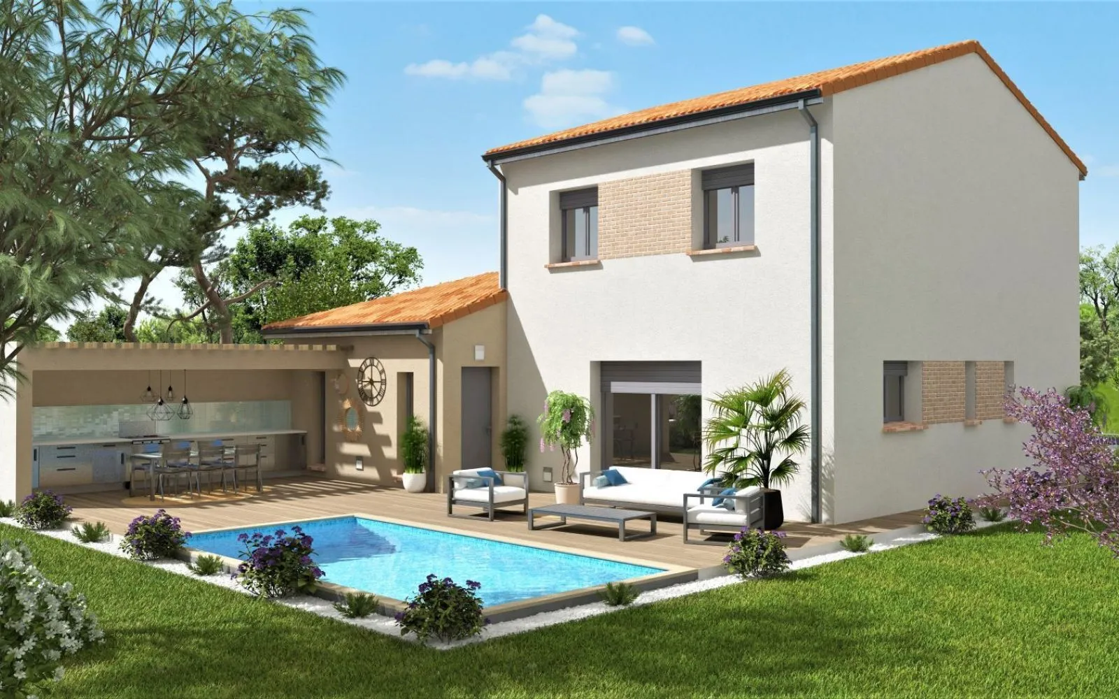 Projet de construction d'une maison 94 m² avec terrain à MURET (31) au prix de 235250€. à Muret — photo 2