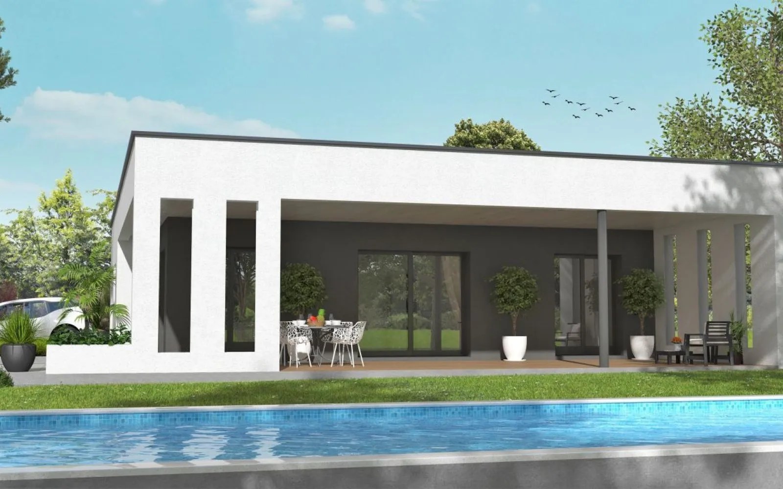 Projet de construction d'une maison 93 m² avec terrain à COUFOULEUX (81) au prix de 225600€. à Coufouleux — photo 2