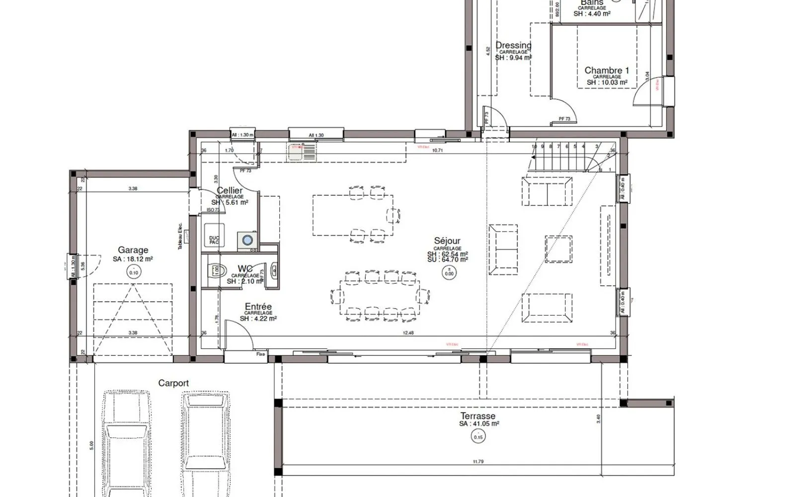 Projet de construction d'une maison 149 m² avec terrain à ORGUEIL (82) au prix de 367444€. à Orgueil — photo 3