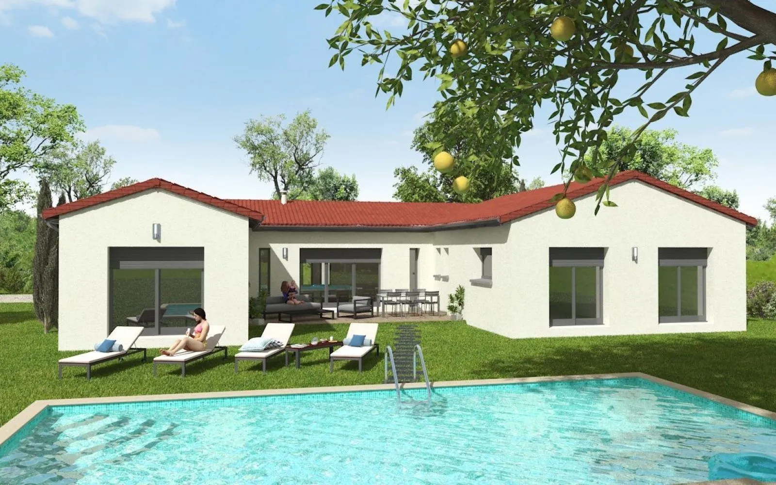 Projet de construction d'une maison 144 m² avec terrain à FABAS (82) au prix de 354988€. à Fabas — photo 3