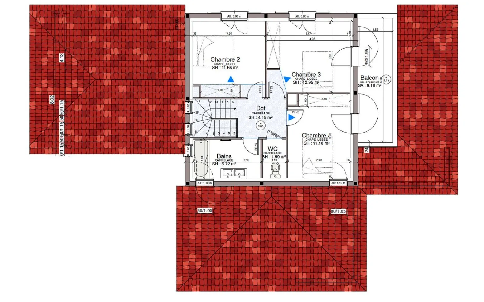 Projet de construction d'une maison 136 m² avec terrain à GENEBRIERES (82) au prix de 329017€. à Génébrières — photo 5