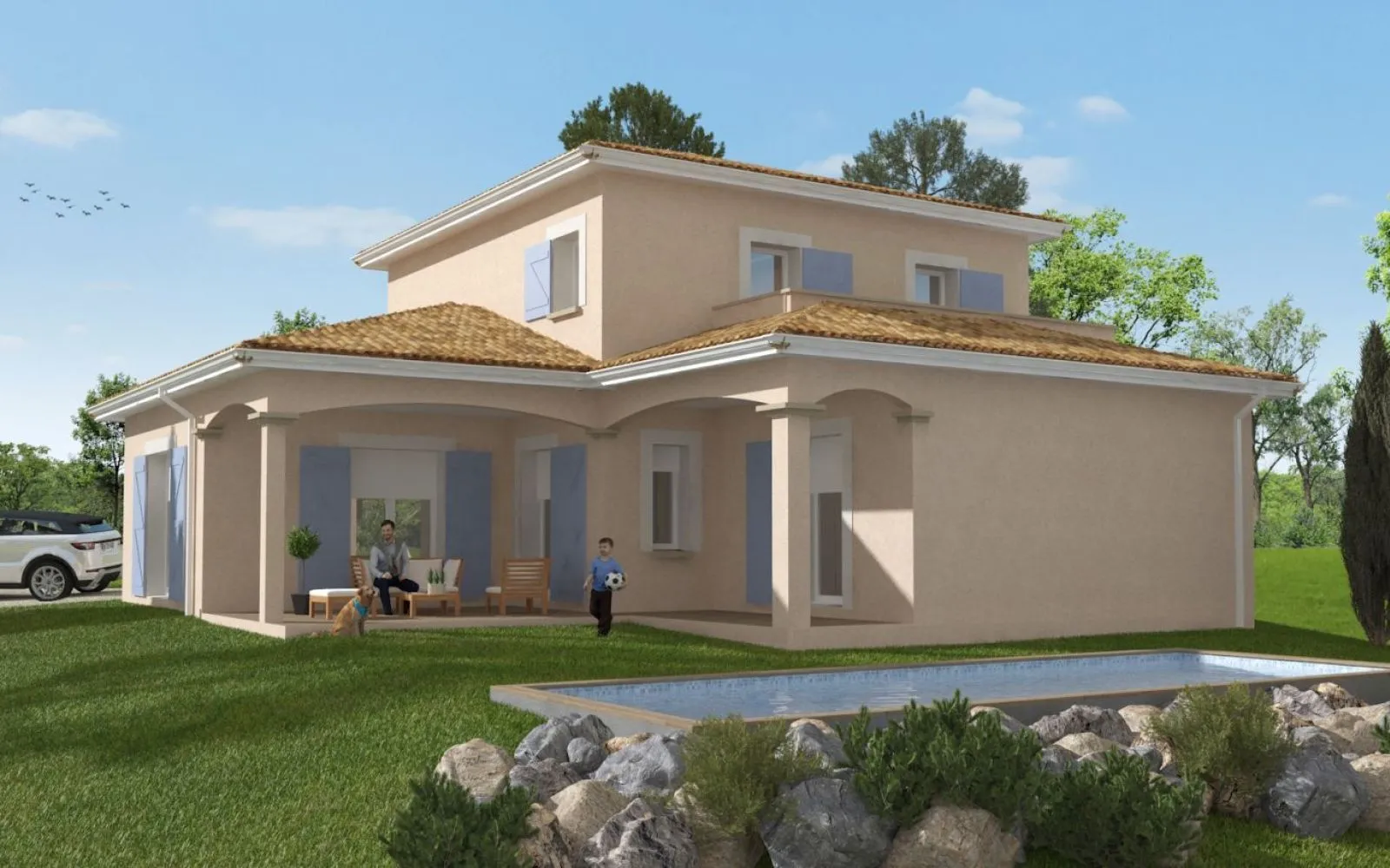 Projet de construction d'une maison 136 m² avec terrain à GENEBRIERES (82) au prix de 329017€. à Génébrières — photo 2