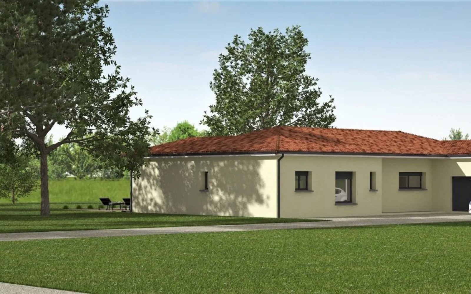 Projet de construction d'une maison 144 m² avec terrain à LABASTIDE-DU-TEMPLE (82) au prix de 401193€. à Labastide-du-Temple — photo 1