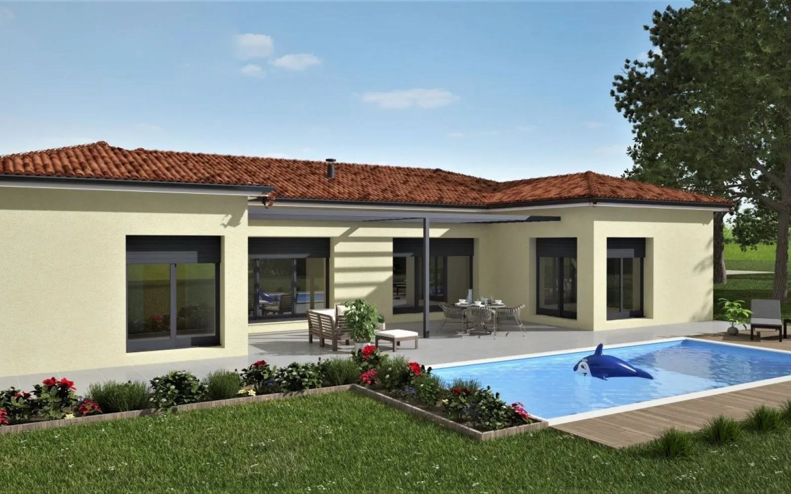 Projet de construction d'une maison 144 m² avec terrain à LABASTIDE-DU-TEMPLE (82) au prix de 401193€. à Labastide-du-Temple — photo 2