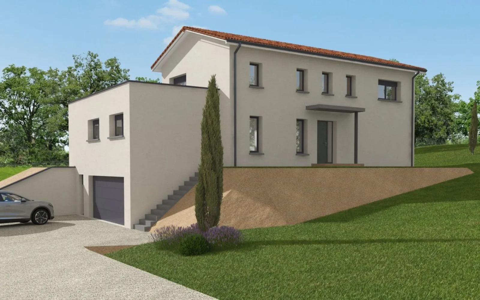 Projet de construction d'une maison 147 m² avec terrain à COMBEROUGER (82) au prix de 393569€. à Comberouger — photo 1