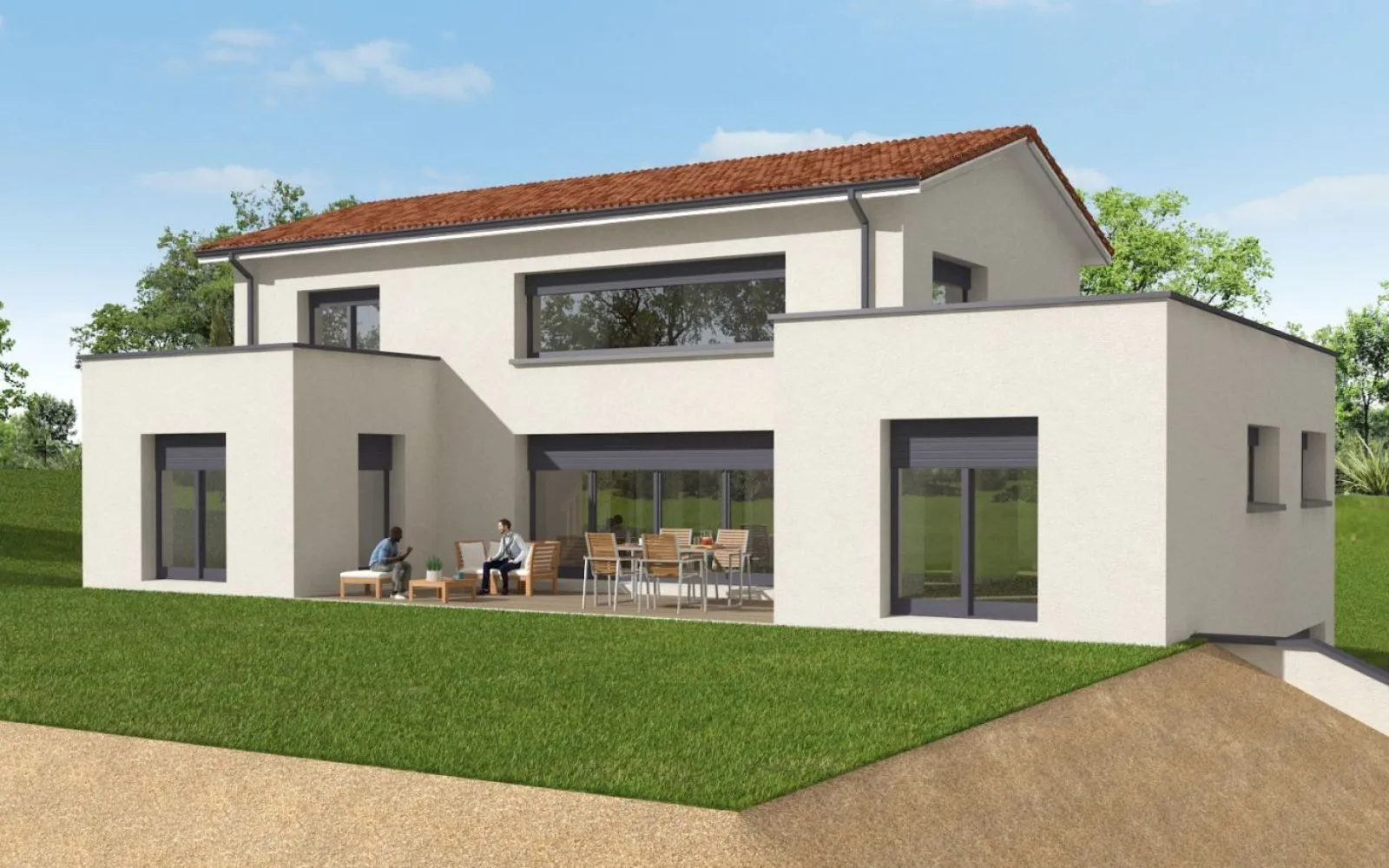 Projet de construction d'une maison 147 m² avec terrain à COMBEROUGER (82) au prix de 393569€. à Comberouger — photo 2