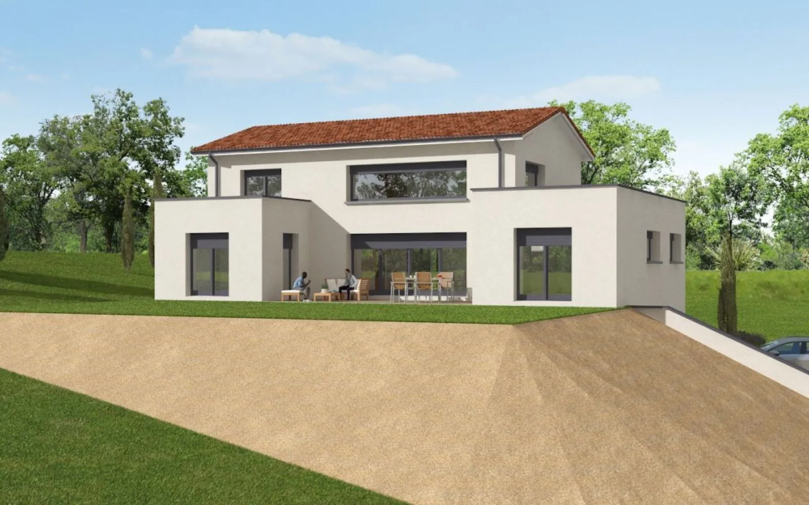 Projet de construction d'une maison 147 m² avec terrain à COMBEROUGER (82) au prix de 393569€. à Comberouger — photo 3