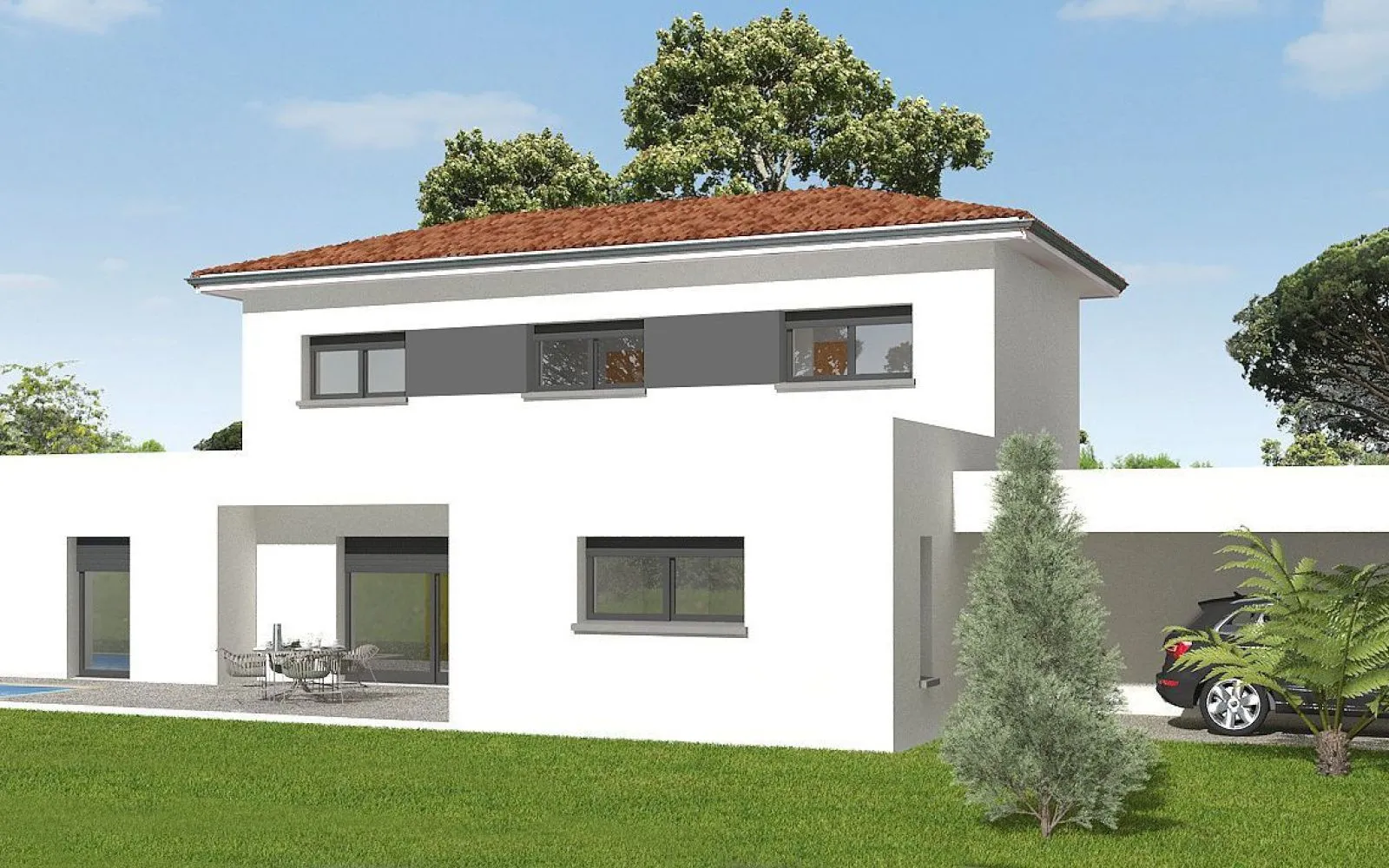 Projet de construction d'une maison 138 m² avec terrain à AUCAMVILLE (82) au prix de 343334€. à Aucamville — photo 2
