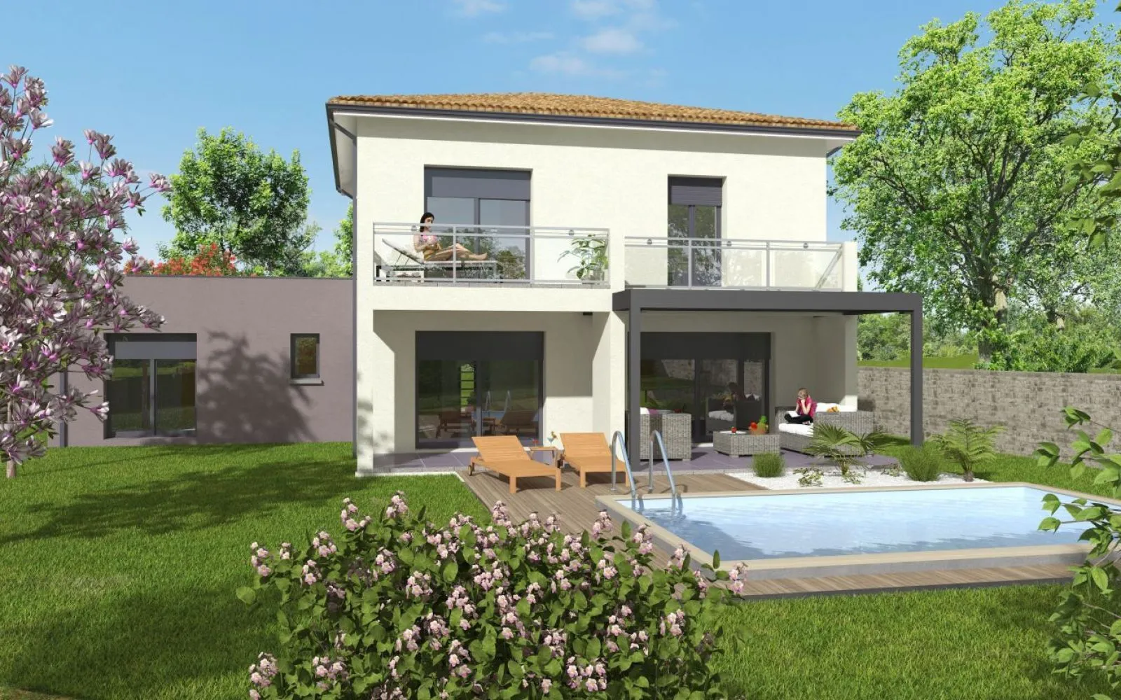Projet de construction d'une maison 147 m² avec terrain à SAINT-LYS (31) au prix de 468000€. à Saint-Lys — photo 3