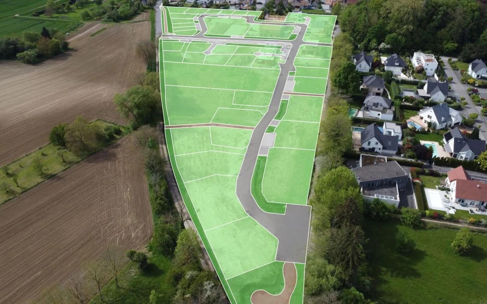 Terrain de 569 m² à MORSCHWILLER-LE-BAS (HAUT-RHIN) à Morschwiller-le-Bas — photo 4