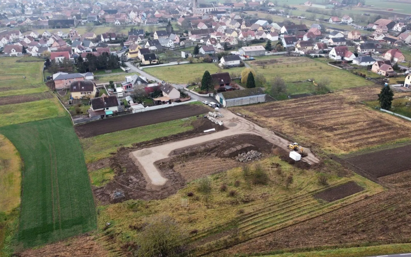Terrain de 393 m² à NIEDERHERGHEIM (HAUT-RHIN) à Niederhergheim — photo 2