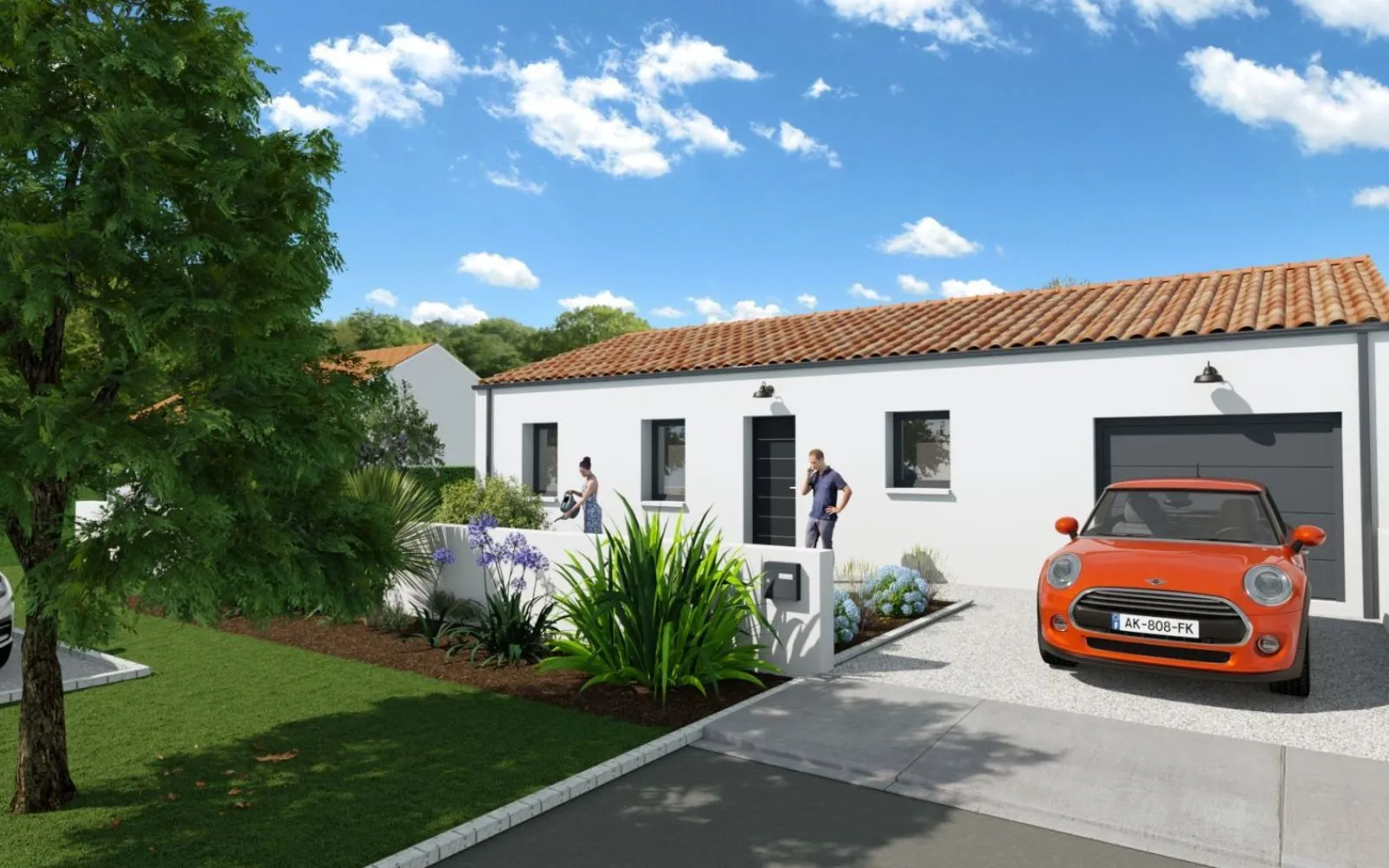 Projet de construction d'une maison 83 m² avec terrain à VILLEDOUX (17) à Villedoux — photo 1