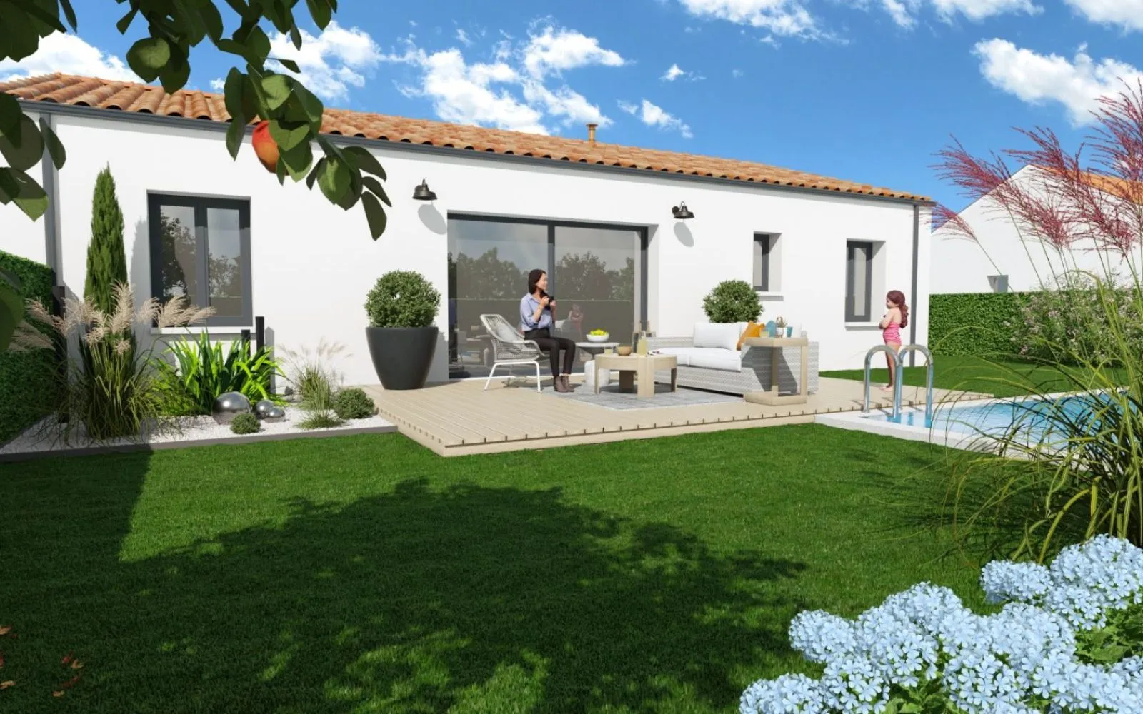 Projet de construction d'une maison 83 m² avec terrain à VILLEDOUX (17) à Villedoux — photo 2
