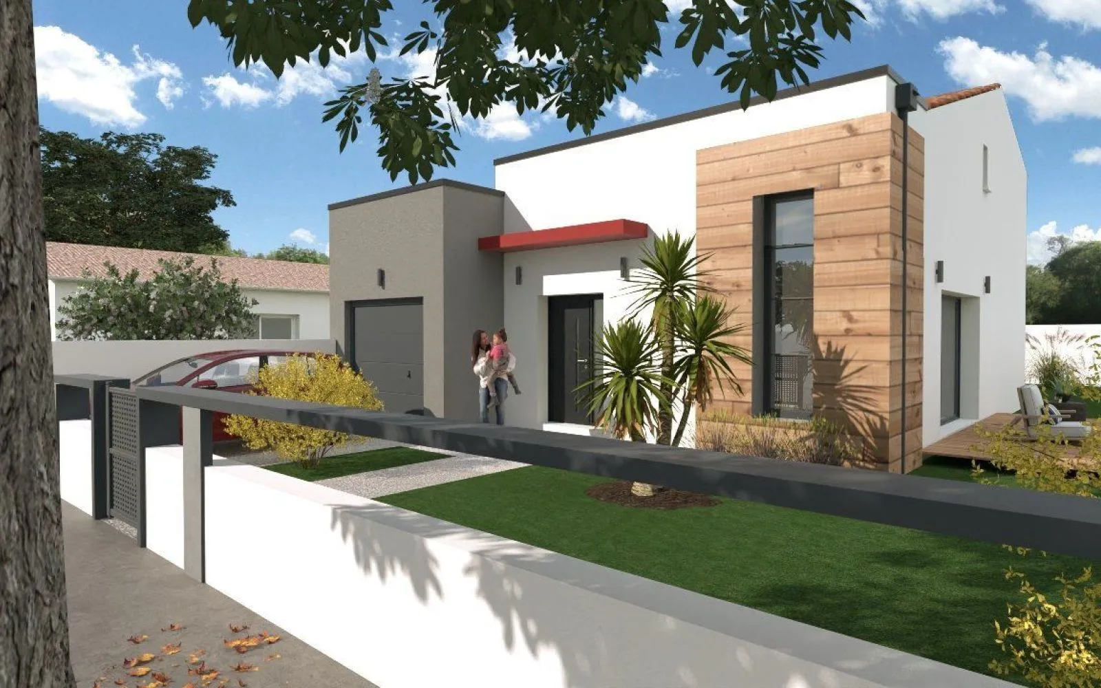 Projet de construction d'une maison 107 m² avec terrain à CHARRON (17) à Charron — photo 1