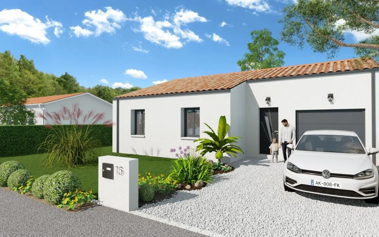 Projet de construction d'une maison 85 m² avec terrain à VILLEDOUX (17) à Villedoux — photo 1